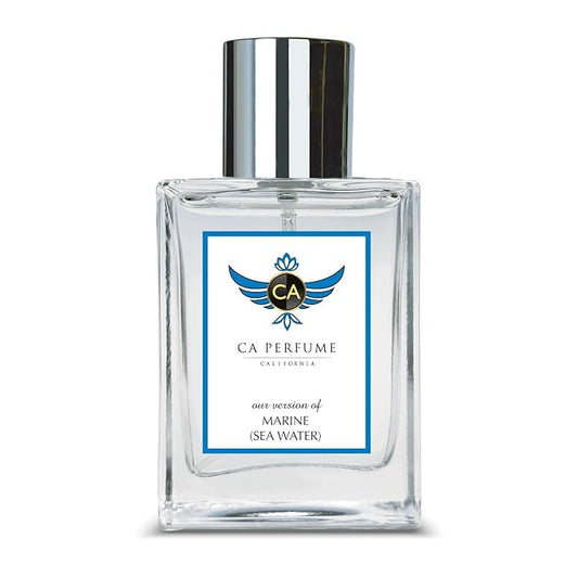 CA Perfume Originals Marine Sea Water for Women and Men Long Lasting Unisex Fragrance Eau De Parfum 1.7 Fl Oz 50ml