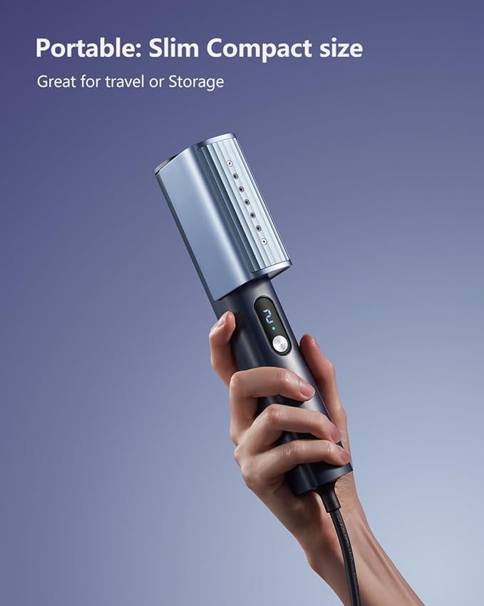 nesugar G3 Pro Smart Handheld Steamer for Clothes – Global Voltage Adaptation, Palm-Sized & Lightweight (0.8lb), Dual Steam Modes, Auto Shut-Off, Travel & Home Double Use (navy blue)