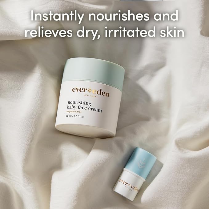 Evereden Baby Lip Balm, 0.14 oz | Clean Baby Care | Non-toxic and Fragrance Free Skincare | Pack of 2