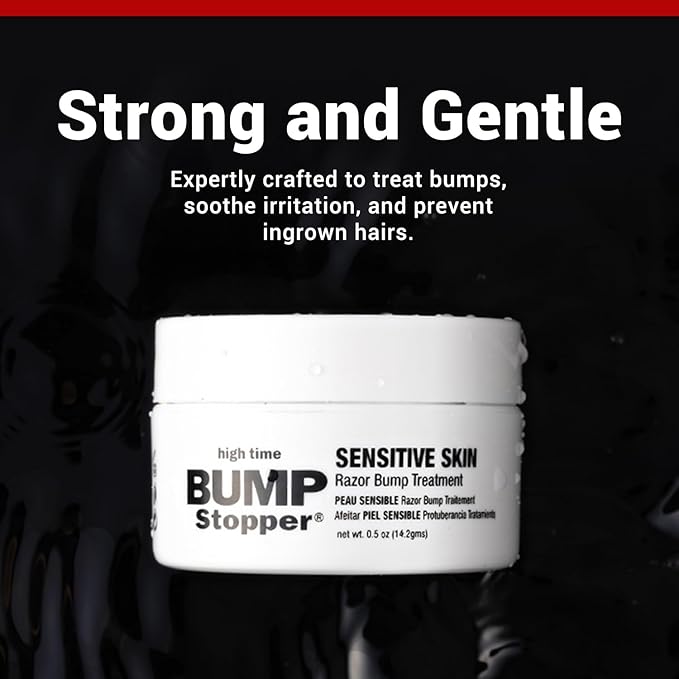 High Time Bump Stopper Sensitive Skin 0.5 Ounce Treatment (14ml) (6 Pack)