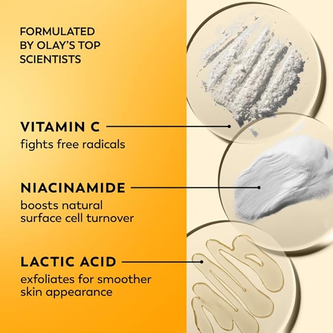 Olay Regenerist Radiance Vitamin C Face Moisturizer: Bright & Even Lightweight Cream for Women - Brightens, Hydrates, Evens Tone + Texture for Glowing Skin - 2 Oz