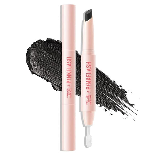 Boobeen Brow Wax, Waterproof Eyebrow Wax Styling Pencil, Eyebrow Gel，Shaping with Slanted Tip Application, Long-Lasting Hold