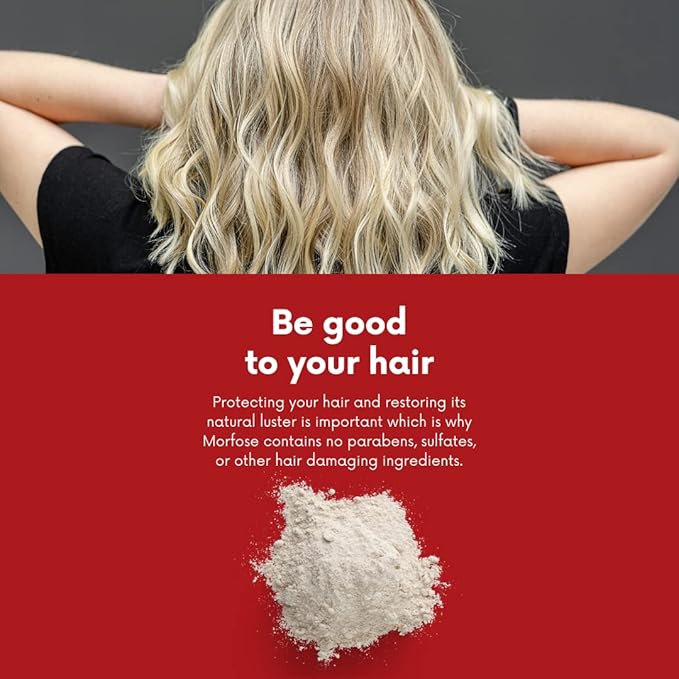 Morfose Professional Bleaching Powder 450 g / 15.8 oz Red Bleaching Powder Hairdressing Supplies Hair Brightener Salon Hairdresser Bleaching