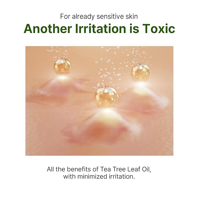 AVCA Quick Calming Cica Tea Tree Spot Oil Essence — Calming Blemish Spot Oil, Centella & Tea Tree Leaf Oil with 4-Terpineol, Lightweight, Targeted Use, 8g (0.28 oz)