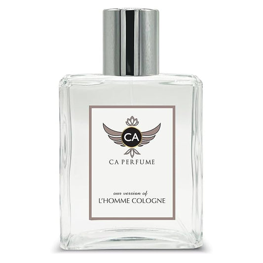 CA Perfume Impression of L’homme Cologne For Men Fragrance Eau de Parfum Spray Bottle 3.4 Fl Oz/100ml-X1