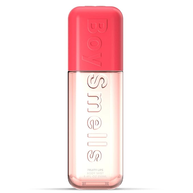 Boy Smells Fruity Lips Travel Mist – Sweet Fruity Perfume for Women - Long Lasting Travel Size Fragrance for Women with Raspberry, Cherry Blossom & Cocoa Butter Scent - 3oz