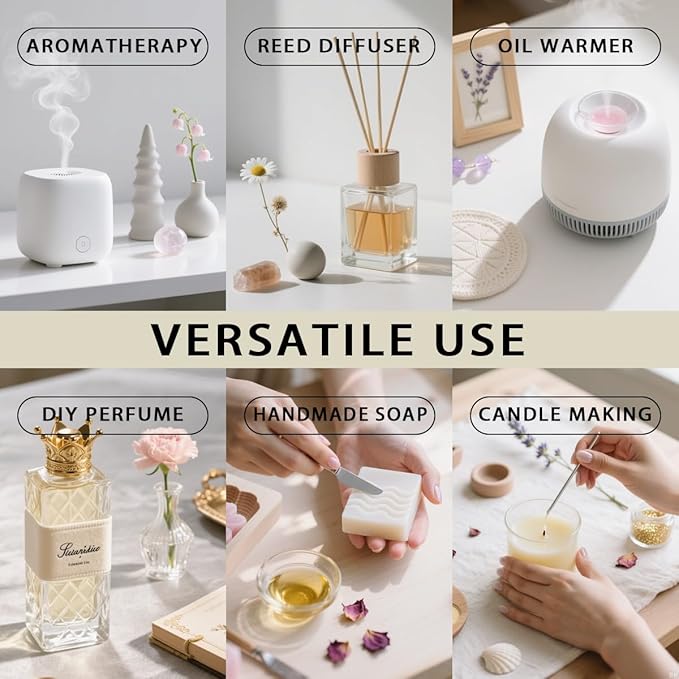 Magnolia Essential Oil, Magnolia Oil 16 Fl Oz 480 ML for Diffuser Humidifier Yoga Cleaning DIY Candle Soap Making Perfume Gift for Women Essential Oils