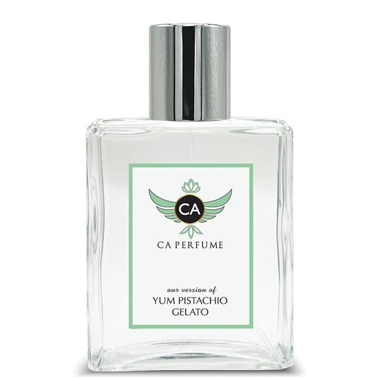 CA Perfume Impression of Yum Pistachio Gelato for Women and Men Eau De Parfum Gourmand Scent Long Lasting Unisex Fragrance Signature Scent for Day and Night Wear 3.4 Fl Oz 100ml