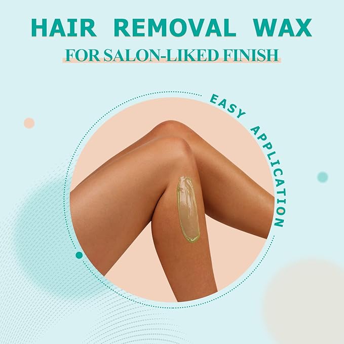 Hard Wax Beads, 1lb Wax Beans For Coarse Hair Removal Sensitive Skin With Pure Aloe Vera, For Face Eyebrow Leg Bikini Brazilian Waxing, Perfect For Full Body & All Hair Types At Home