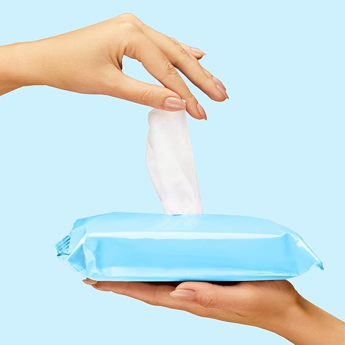 Dr. Wellness Gentle Cleansing Facial Wipes Variety Pack for All Skin Types, 30 Count (Pack of 4), Micellar