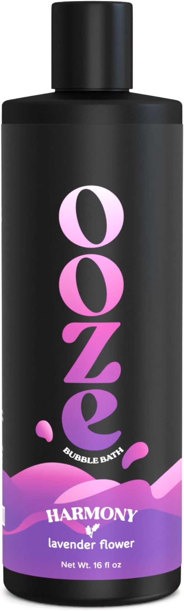 OOZE Lavender Bubble Bath for Women (473ml) - Bath Bubbles for Relaxing, Calming & Soothing - Self-Care & Wellness - Zero Parabens, Cruelty-Free, Made in The USA