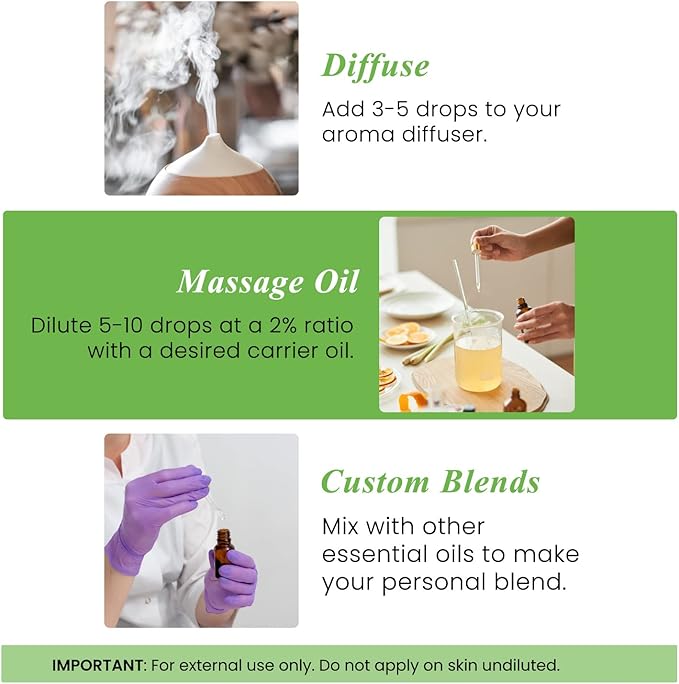 Handcraft Blends Peppermint Essential Oil – 0.33 Fl Oz – 100% Pure and Natural – Premium Grade Essential Oil for Diffuser and Aromatherapy, Skin, Massage, Candle and Soap Making Fragrance