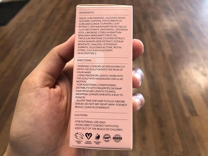 Lanmeri Vegan Hair Growth Serum - Natural Hair Regrowth and Hair Loss Treatments for Women & Men - Scalp Serum for Thinning Hair - Fuller, Thicker and Healthier Hair in 90 Days, All Hair Types