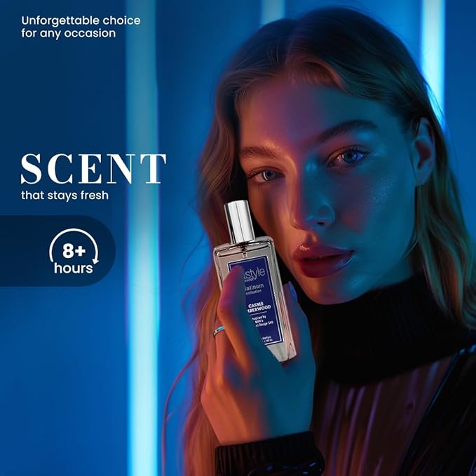 Instyle Fragrances, Platinum Collection, Cassis Amberwood, Inspired by MFK’s Baccarat Rouge 540, Women’s Eau de Parfum, CLEAN, Vegan, Paraben-Free, Never Tested on Animals, 3.4 Fluid Ounces