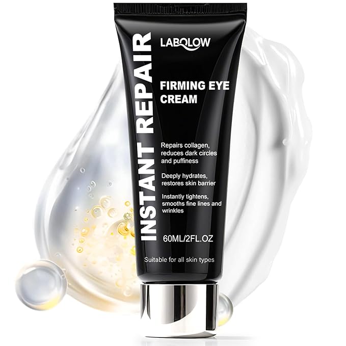 Temporary Instant Eye Tightener Cream – 60 ML Retinol Eye Cream for Puffiness, Eye Bags, Dark Circles & Fine Lines, Anti-Aging Firming Eye Repair Cream for Smoother, Revitalized Skin —2 fl. oz