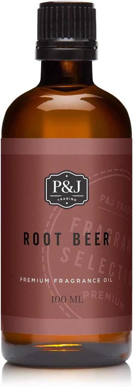 P&J Trading - Root Beer Scented Oil 100ml - Fragrance Oil for Candle Making, Soap Making, Diffuser Oil