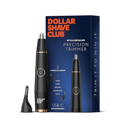 Dollar Shave Club | Style Detailer Precision Trimmer | Trimmer for Nose, Ears, Brows and Sideburns