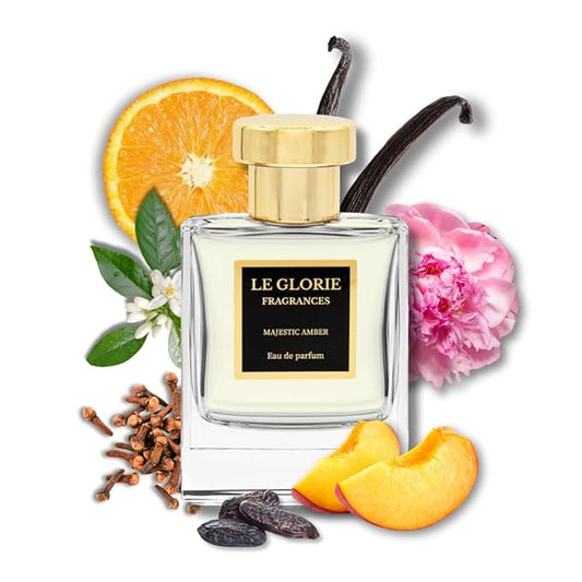 Inspired by Inspired by C-hha C.,ooc-o Eau de Parfum, Majestic Amber EDP, Long Lasting Luxury Perfume Spray for Women, Cruelty Free - 1.7 oz 50ml