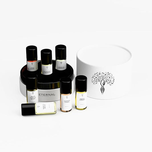 Eternal perfume oils - Discovery Set11 (7 x 5ml/1.18 fl. oz) - Testing Sampler Fragrances - Diverse Fragrance Collection - Inspired by Luxury Scents - Long-Lasting - Perfumes Sample Collection