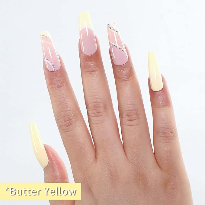 JR 9 Pcs 0.5oz Orange Fall Gel Polish Set Bright Shades for Beach Vacations & Pool Parties, Quick Dry, Fade-Proof Halloween Color Soak Off Fall Gel Polish Home DIY Gift Yellow Series