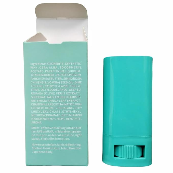 Quick Sunstick Protection Bar SPF50 Sun Care, No Whitecast Sunscreen, Face and Body, Protect Soothe Mineral Sunscreen Stick for Sensitive Skin, Fragrance Free, Travel Size