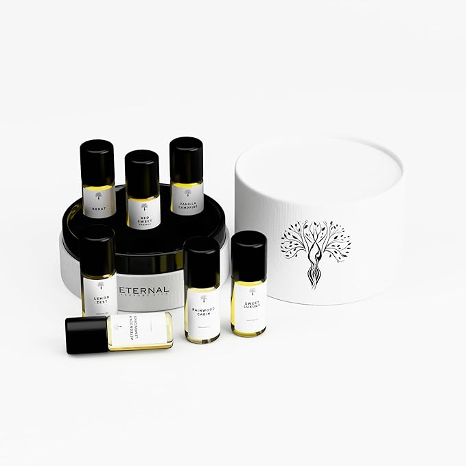 Eternal perfume oils - Discovery Set9 (7 x 5ml/1.18 fl. oz) - Testing Sampler Fragrances - Diverse Fragrance Collection - Inspired by Luxury Scents - Long-Lasting - Perfumes Sample Collection