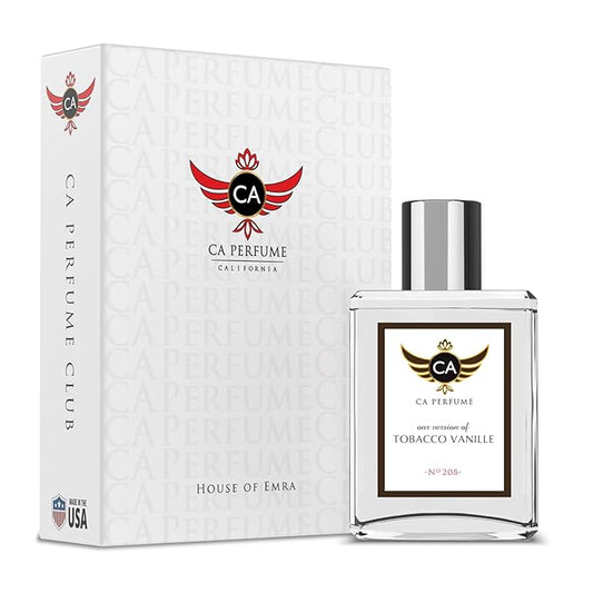 CA Perfume Impression of Tobacco Vanille for Men Amber Spicy Fragrance Long Lasting Mens Cologne Eau De Parfum 1.7 Fl Oz 50ml