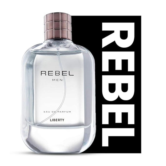 Liberty Luxury Rebel Perfume for Men 100ml, Powerful Long Lasting Eau De Parfum with Spicy Woody Notes Masculine Fragrance for the Modern Rule Breaker, men cologne, Gift For Men,100ml