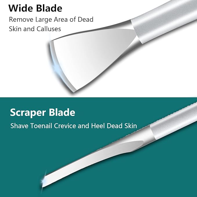 Pedicure Tools for Feet,Ingrown Toenail Treatment,Ingrown Toenail Removal Kit,Pedicure Set,Toenail Grooming Kit,Top Notch Foot Blade, Super Sharp Toenail Clippers (8 Pack)