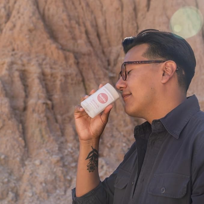 HUMBLE BRANDS Aluminum-Free Deodorant, Vegan and Cruelty- free, Formulated for Sensitive Skin, Moroccan Rose, 3 Pack, 2.5 Ounce