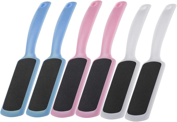 6 Pcs Pedicure Foot File Callus Remover with Double Sided Foot Rasp for Dead Skin Foot Scrubber for Feet