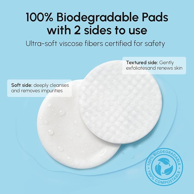 MAREE Glycolic Acid Polishes 2 PACK - Toner Polishes for Face Cleansing - Tea Tree Oil, Salicylic Acid & Vitamins E, B3, B5 - Facial Peel & Radiance Deep Cleaning Effect