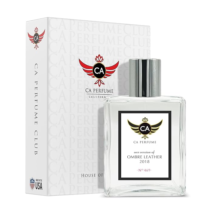 CA Perfume Impression of Ombre Leather 2018 For Women & Men Replica Fragrance Dupes Eau de Parfum Spray Bottle 3.4 Fl Oz/100ml-X1