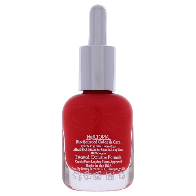 Nailtopia Bio-Sourced Chip Free Nail Lacquer - Hustle Hard For Women 0.41 oz Nail Polish