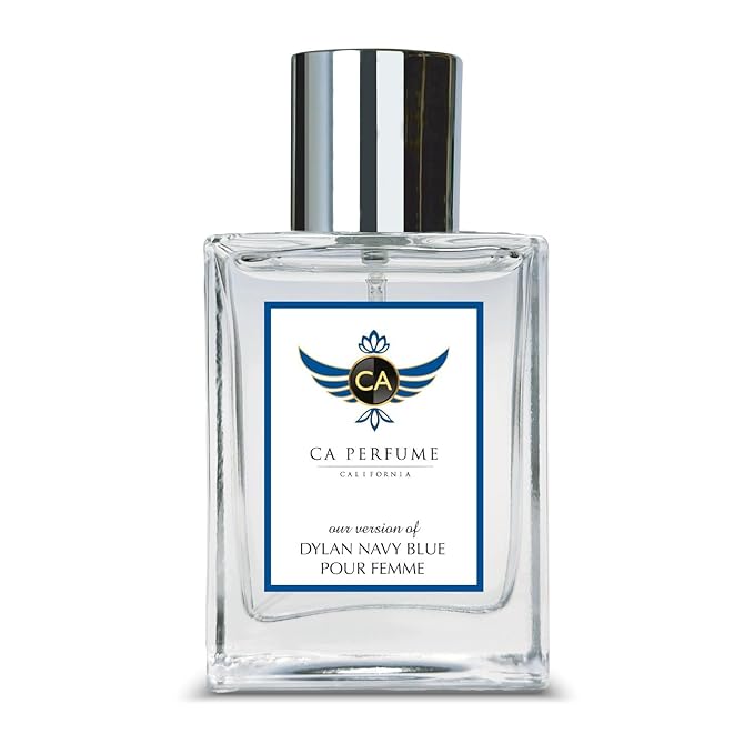 CA Perfume Impression of Dylan Navy Blue Pour Femme for Women Floral Fruity Fragrance Long Lasting Perfumes for Women Eau De Parfum 1.7 Fl Oz 50ml