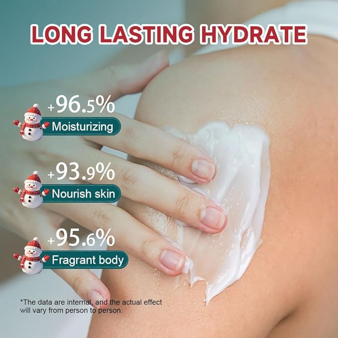 3 Pcs Winter Fruit Scents Body Lotion for Dry Skin,Pomegranate Coconut Oil and Shea Butter Fragrance Body Care Cream for Moisturizing,Soothing,Nourishing and All Skin Types,3.53 Fl Oz/Pcs