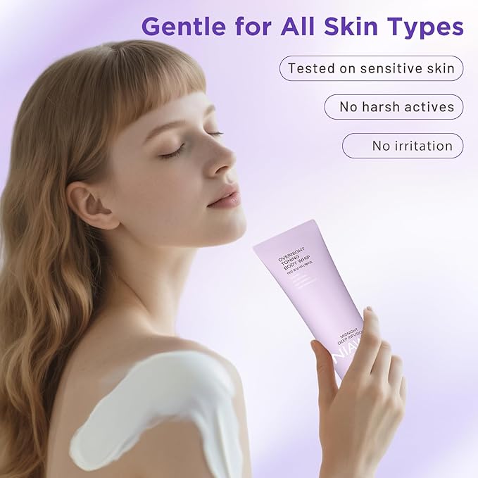 Overnight Toning Body Whip – For Loose Crepey Skin on Arms, Thighs & Belly | Firming, Moisturizing & Anti-Wrinkle Night Cream to Improve Tone While You Sleep, 4.23 fl.oz