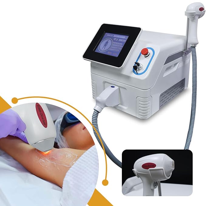 Diode Laser Hair Removal Machine Professional Ice-point Hair Removal Device Salon Beauty Skin Care Device for Body and Facial