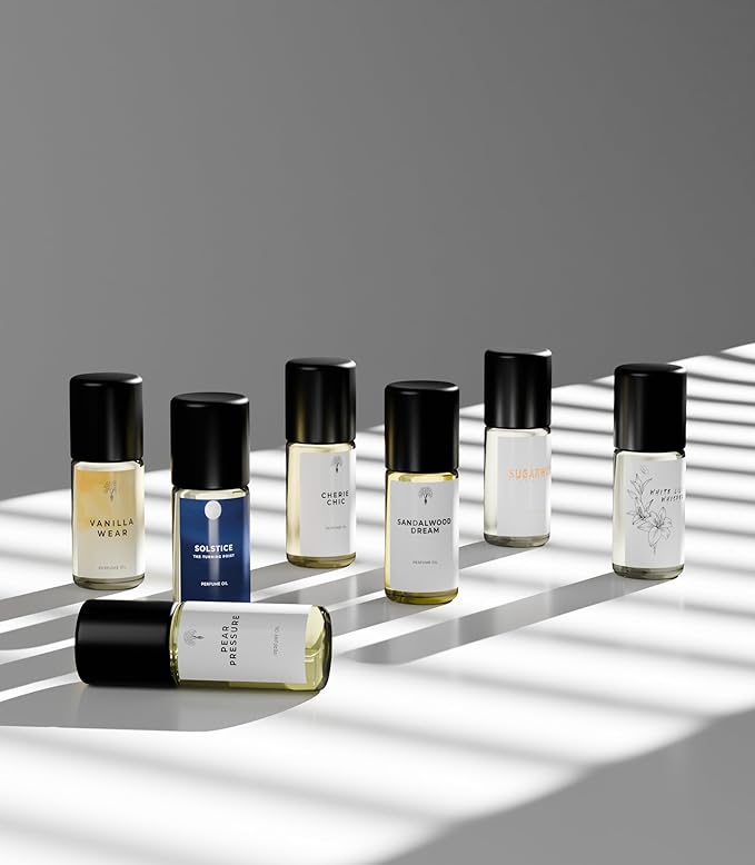 Eternal perfume oils - Discovery Set4 (7 x 5ml/1.18 fl. oz) - Testing Sampler Fragrances - Diverse Fragrance Collection - Inspired by Luxury Scents - Long-Lasting - Perfumes Sample Collection