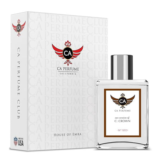 CA Perfume Impression of C: Crown for Men Eau De Parfum Spray Long Lasting Oriental Woody Perfume (1.7 Fl Oz / 50ml)
