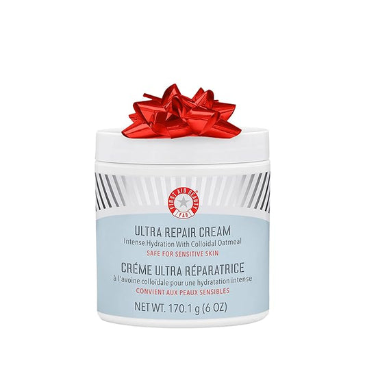 First Aid Beauty - Ultra Repair Cream, Intense Hydration Whipped Colloidal Oatmeal, Clinically Proven to Strengthen Skin Barrier in 7 Days & Helps Relieve Eczema, Luxury Face & Body Moisturizer, 6 oz