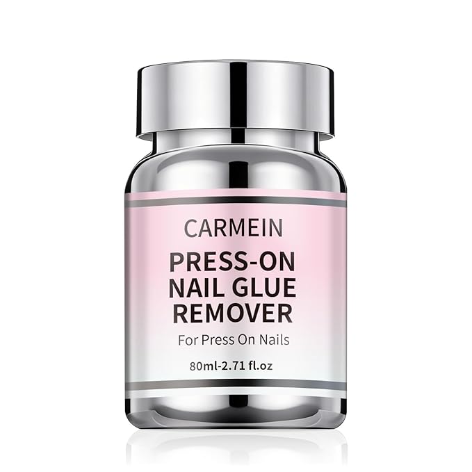 Press-On Nail Glue Remover, Professional Gentle Debonder, Home Salon Essential (2.71 Fl.Oz/80ml) - Limited Effect on Gel Nails