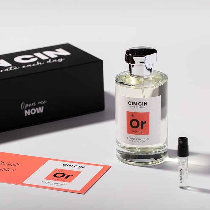 Cin Cin Noir Opium Perfume - Oriental 515 EDP 100ml Inspired by Y. Blk Opium - Paraben-Free, Concentrated, Long Lasting - Coffee, Jasmine, Orange Blossom & Vanilla Eau de Parfum Blend for Women & Men