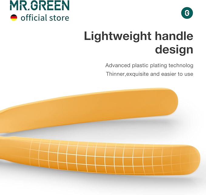 MR.GREEN Toenail Clippers Stainless Steel Ingrown Nail Cutter Thick and Hard Nails Pedicure Manicure Tools (Orange+Nail Remover)
