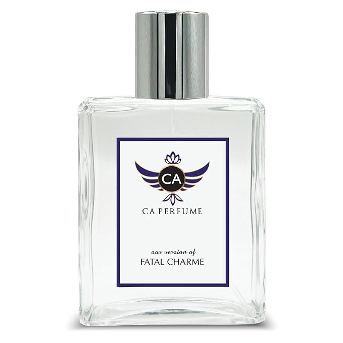 CA Perfume Impression of Fatal Charme for Women and Men Eau De Parfum Floral Woody Musk Scent Long Lasting Unisex Fragrance Signature Scent for Day and Night Wear 3.4 Fl Oz 100ml