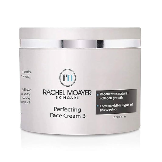 Rachel Moayer Perfecting Face Cream B, Anti Aging Moisturizer for the Face, Perfect for Day & Night, Wrinkle Remover, Boosts Collagen, and Photoaging Repair, for Men & Women
