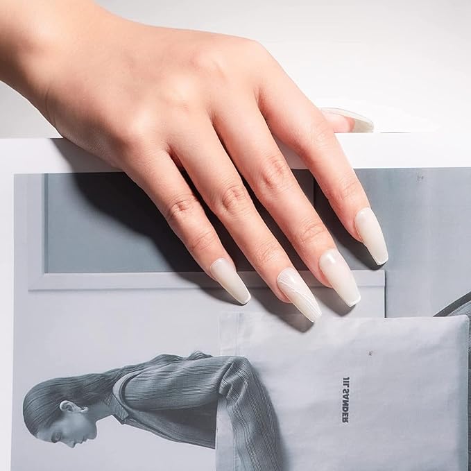 MAYCHAO 15ML Gel Nail Polish 1Pc Jelly Milky White Gel Polish Soak Off UV LED Transparent Nail Polish Nail Art Starter Manicure Salon DIY at Home, 0.5 OZ