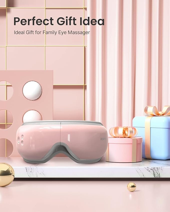 RENPHO Eyeris 1 Eye Massager with Heat, Christmas Birthday Gifts for Women Men Mom Dad Her Him, Eye Mask for Migraine, Smart Sleep Mask for Dry Eyes Relax, Reduce Strain