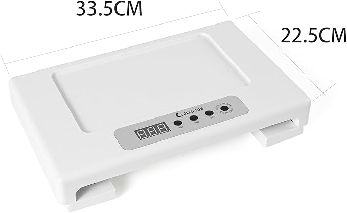 UV LED Nail Lamp, 48 W UV LED Nail Dryer Light for Gel Nails Polish Manicure Professional Salon Curing Lamp with 4 Timer Setting Sensor/108pcs UV/LED Beads