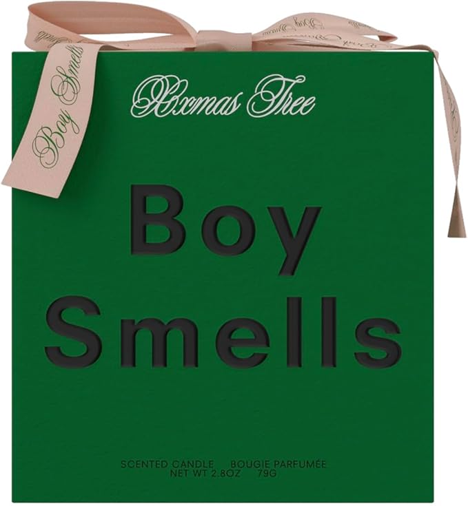 Boy Smells XXMAS Tree Large Candle – Holiday Pine & Evergreen Soy Wax Candle for Winter Home Décor – Fresh Forest Christmas Candle – 27oz